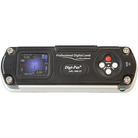 DIGI-PAS 2AXIS Digital Machinist Inclinometer, BLUETOOTH, 0002ft 02 mmM, NIST Compliant 2-03003-99